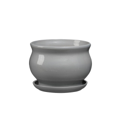 Doniczka  Kokarda wys. 17cm, średnica 23,5cm - Doniczka Kokarda to ceramiczna doniczka o niezwykłym kształcie, który przypomina kokardę.